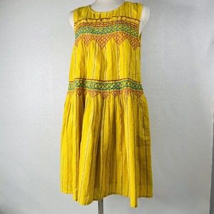 Uncle Frank Anthropologie Sz XS Sunny Days Yellow Dress